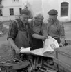 Lantbrevbärare i Mullhyttan. Bildsidan.
14 augusti 1955