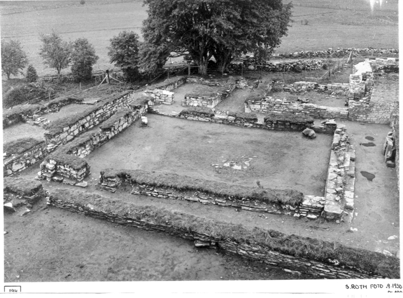 Klostergården med kringliggande partier från v. -Falbygdens museum ...