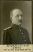 Porträtt av Gustaf August Emanuel Bergh, officer vid Kronobergs regemente I 11 och Intendenturkåren.
Se även AMA.0009631.