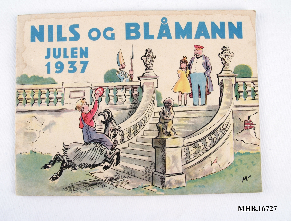 Julehefte med "Nils og Blåmann"