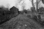 Bygatan, Väsby, Bälinge socken, Uppland 1920-tal