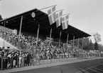 Nationaldagsfirande på Studenternas Idrottsplats, Uppsala 1940