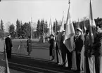 Nationaldagsfirande på Studenternas Idrottsplats, Uppsala 1940