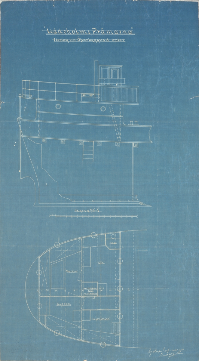 förslag till överbyggnad akter