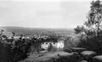 Utsikt från berget över sanatoriet och Falköping.