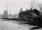 Kv. S:t Sigfrid. Folkskolan. Westerbergsgatan. Gamla slöjdskolan byggd 1905 och bibliotekshuset var placerat på skoltomten vid Westerbergsgatan. Revs 1948 för den nya byggnaden.