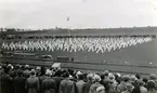 Gymnastikfesten pingst, 1937. Hela Vg:s gymnaster.