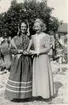 Kulturhistoriska festtåget och Festspelet i Falköping den 5 augusti 1934. Från festen i Stadsparken.