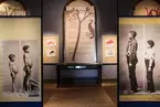 Vänersborgs museum. Utställningen !Nannis Skissbok  en historia om förlust och rikedom.