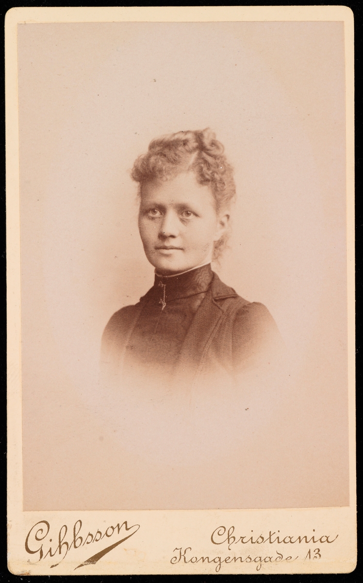 Portrett av Borghild Fritzner.