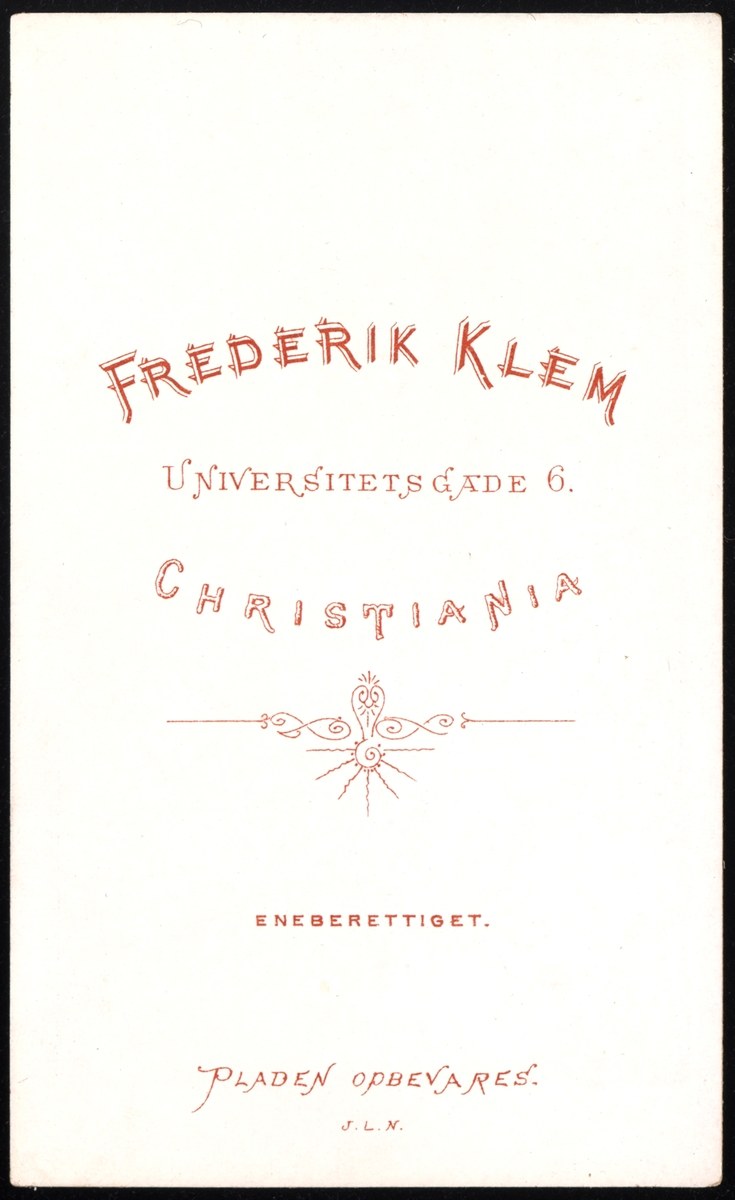 Portrett av Christian Pierre Mathiesen.