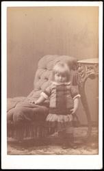 Portrett av ukjent barn.