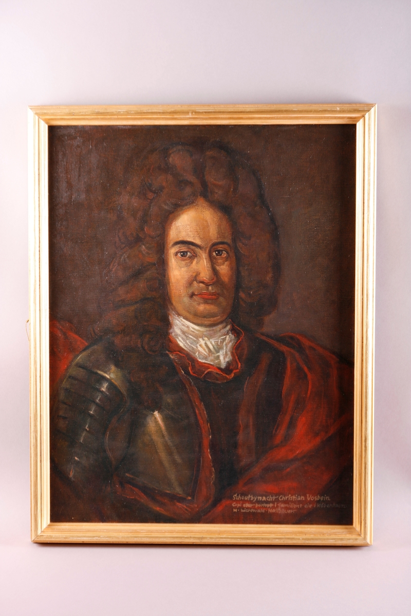 Portrett av Schoutbynacht Christian Vosbein.