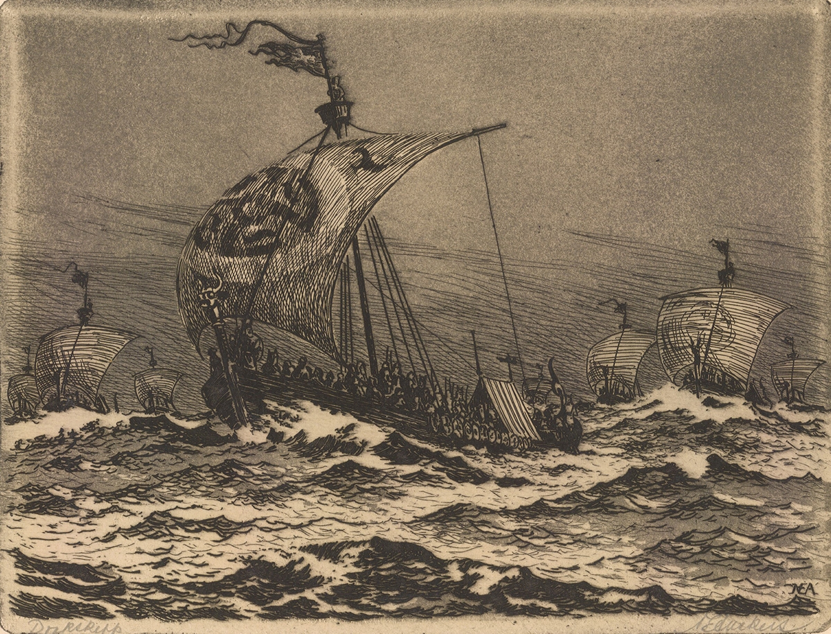 Drakskepp, Vikingaflotta