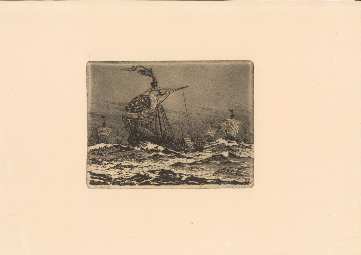 Drakskepp, Vikingaflotta