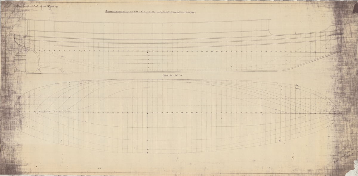 Linjeritning till Gustafsberg VII.