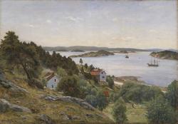 Utsikt fra Kongshavn [oljemaleri]