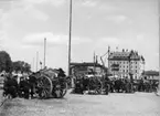 Jubileum 50 års, A 6. Salutbatteri vid platsen för Jkpgs slott.