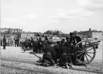 Jubileum 50 års, A 6. Salutbatteri vid platsen för Jkpgs slott.