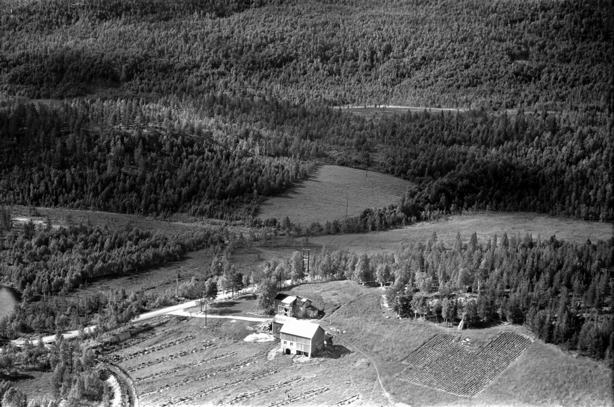 Flyfoto: Setermoen, Sætervasshaug i Bardu 1959