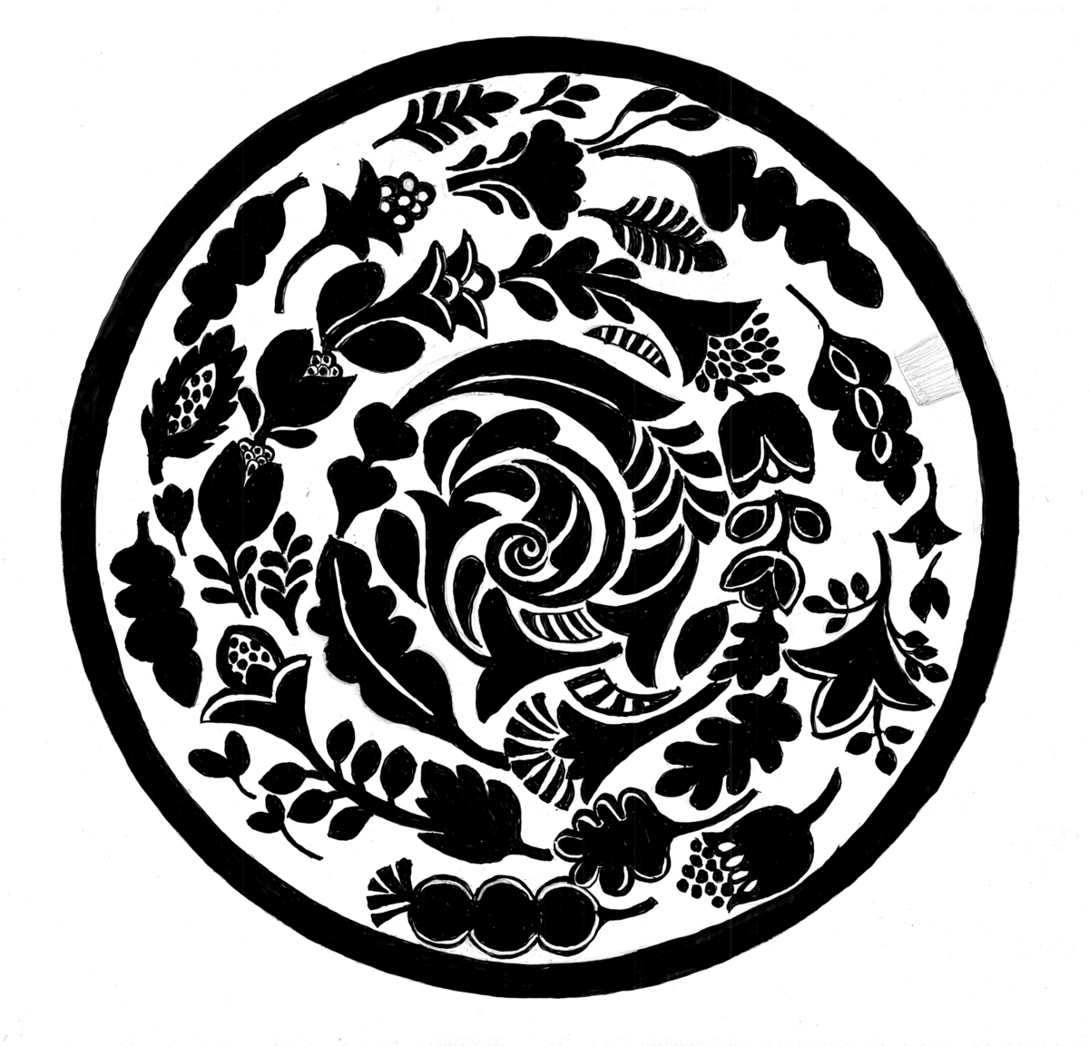 IV	Spiral 
Mitt fjerde utkast bruker også motiver fra naturen.Det er formet som en spiral. Spiralen finnes over alt i naturen. I tusener av år, har vi mennesker vært fascinert av den. Det finnes knapt en vitenskapsgren eller kulturområde hvor spiralen ikke er tilstede.