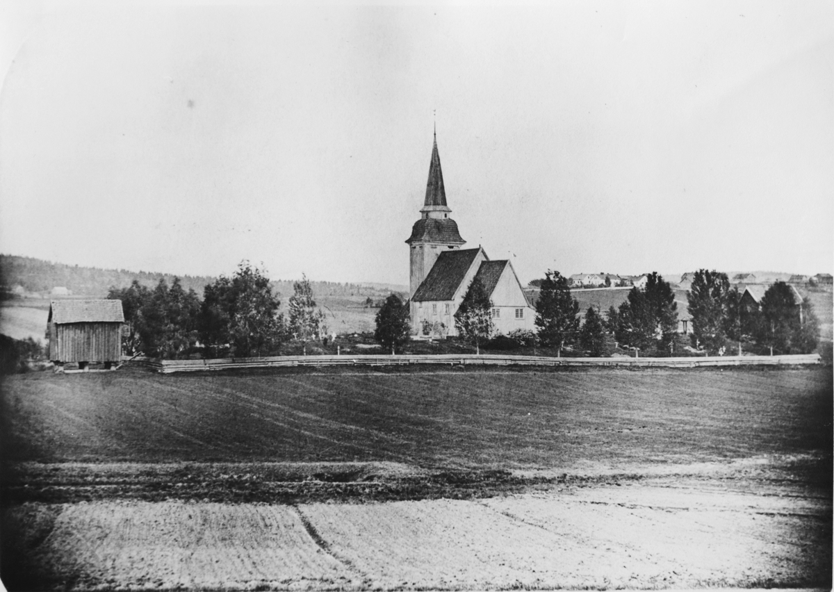 Gamle Løken kirke (i dag revet)