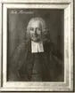 Magnus Olai Beronius, född den 18 oktober 1692 i Uppsala, död den 18 maj 1775, var biskop i Kalmar stift under åren 1745-1764 och därefter verkade han som Svenska kyrkans ärkebiskop. Porträttet hänger utanför Stagnelliusskolans aula.
