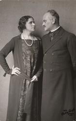 Maria Schildknecht og Halfdan Christensen i "Syndefallet".