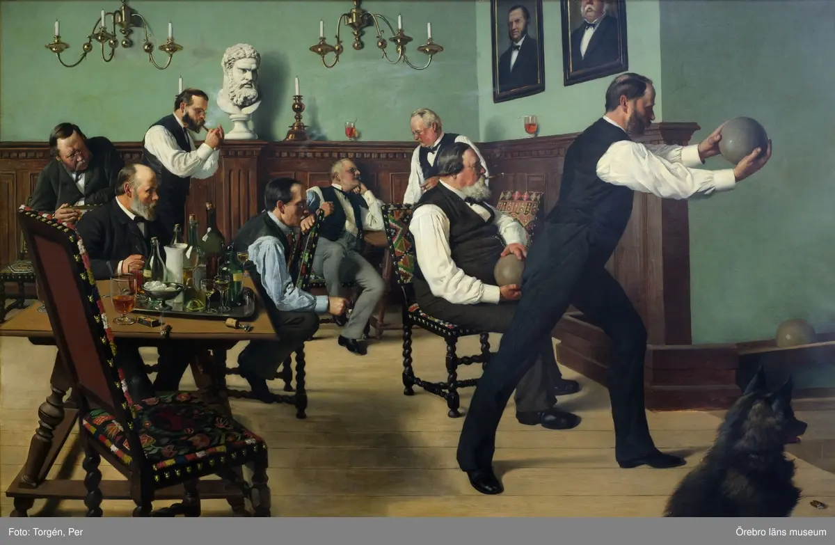 Montering/Ram: Förgylld träram med reliefdekor