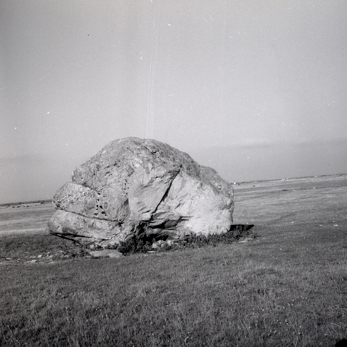 Jutestenen i Räpplinge, september 1958.