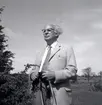 Professor Mårten Stenberger, våren 1962.