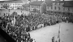 Svenska flaggans dag på Stora torget.