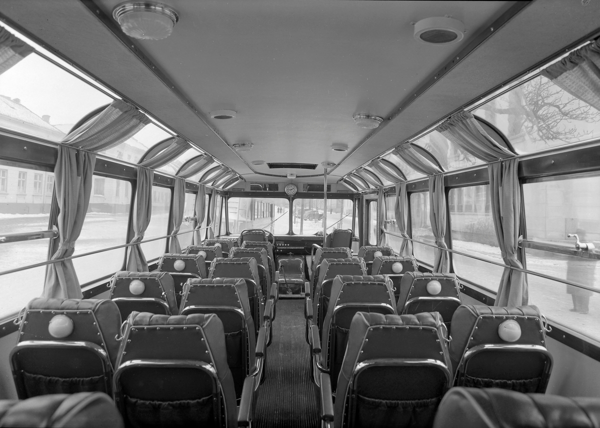 Turistbuss, eksteriør og interiør