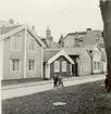 Del av Norra Långgatan i Kalmar 1957.