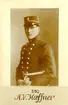 Porträtt av Anders Valfrid Haeffner, löjtnant vid Göta livgarde I 2.
