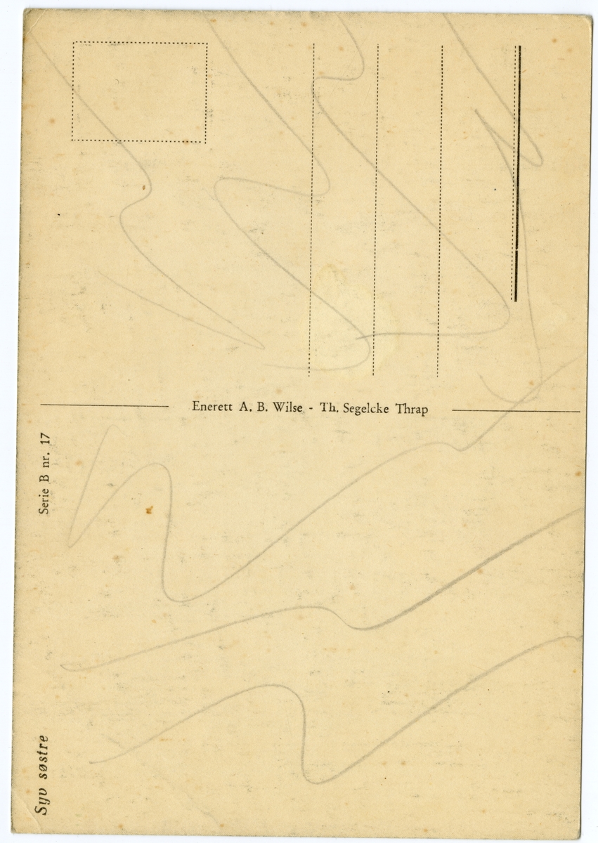 Postkort. Syv søstre i Geirangerfjorden.