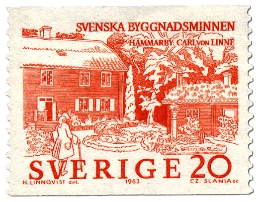 Carl von Linnés Hammarby, sydöst om Uppsala.