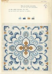 Broderimønster: Abstrakt