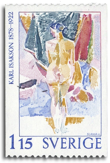 Nakenstudie av Karl Isaksson.