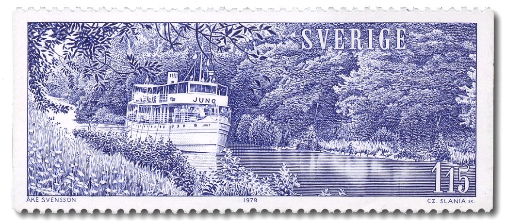 Göta Kanalbolagets turistbåt Juno.