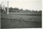 En fotbollsmatch mellan Kalmar FF och Nybro IF, 1946.