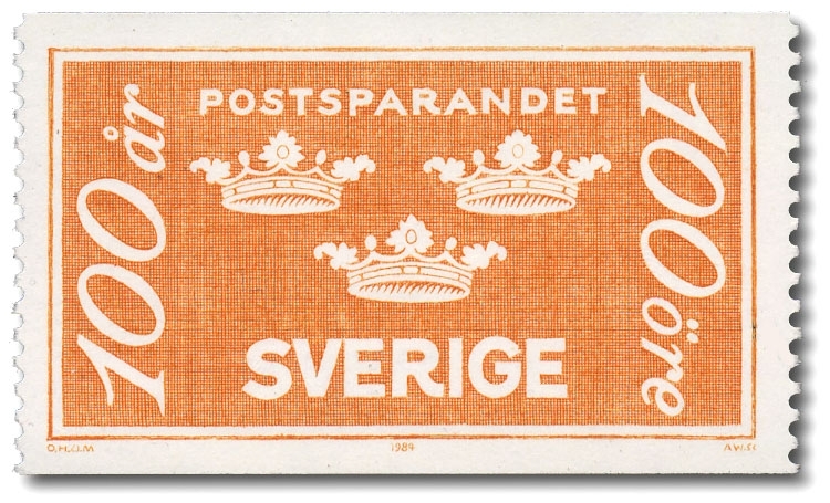 Original till Postsparbankens kvittenskuponger.