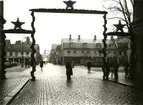 Larmtorget dekorerat inför julen någon gång mellan 1931-1935.