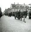 Firandet av Kalmar brandkårs 40-årsjubileum den 1:a januari 1946.