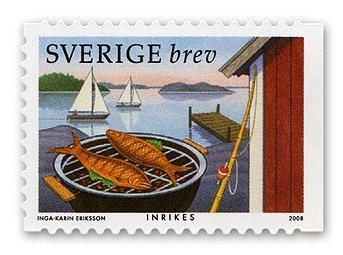 Grillfest på bryggan