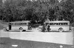 Busstrafiken i Kalmar på 1930-talet. De här bussarna trafikerade sträckan Kalmar-Ryssby-Ålem.