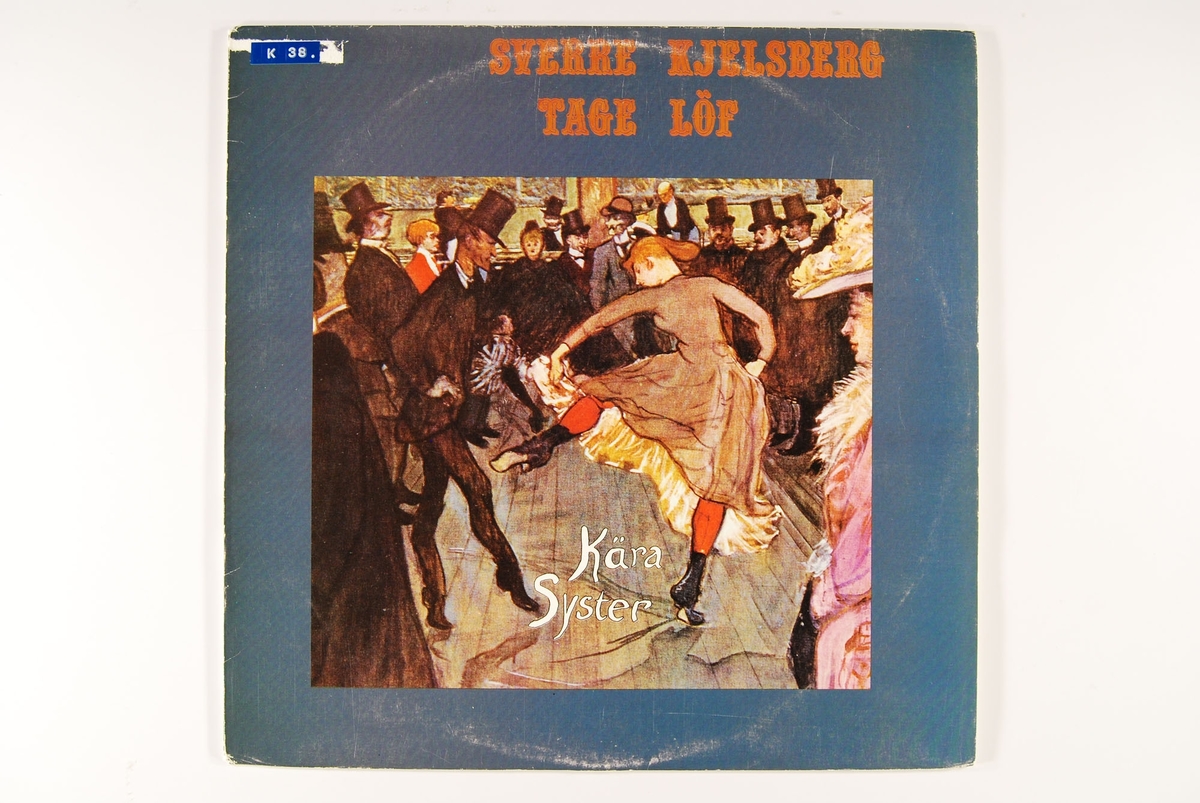 Gjengivelse av et maleri av Henri de Toulouse-Lautrec. Bildet er av et dansende par, omringet av tilskuere.