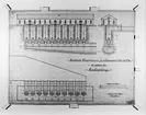 Ritning över elektrisk kraftstation vid Gullspång. Arboga 7 juni 1885.