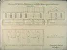 Ritning gjord den 3 mars 1893 över Turbinverk till ektrisk Kraftledning för 1600 effektiva hkr att uppföras vid  Semla kraftstation.
Fallhöjd: 10 meter.