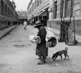 Gatubild från Bogotá. Juli 1935